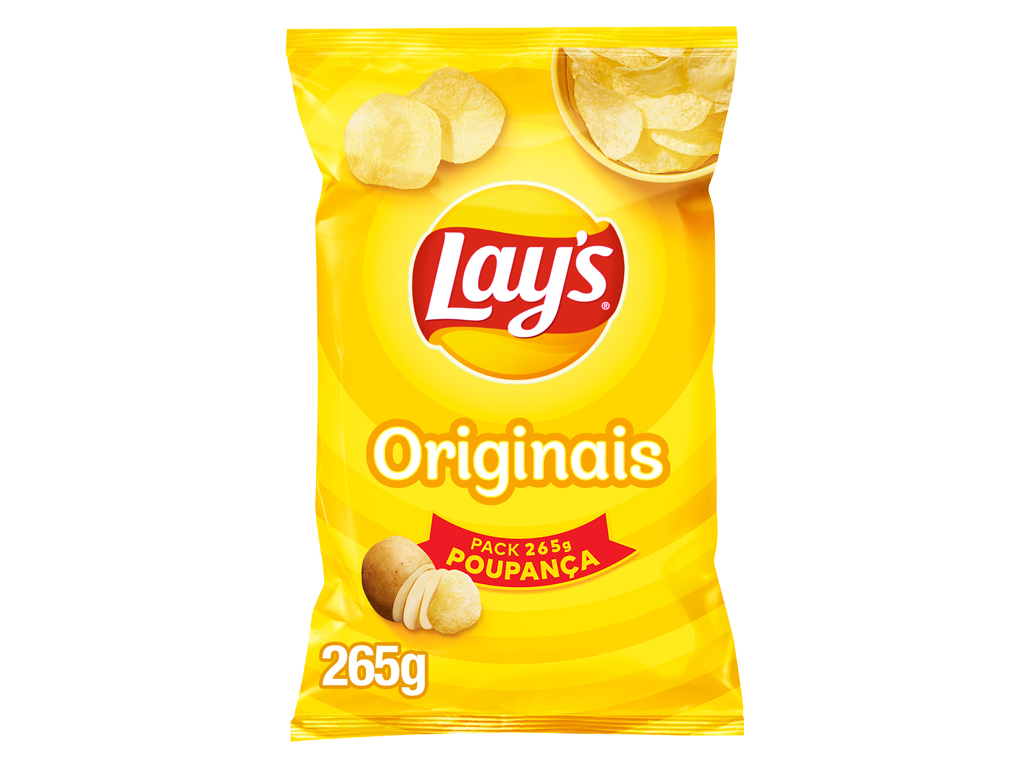 BATATAS LISAS LAY'S SAL 265G