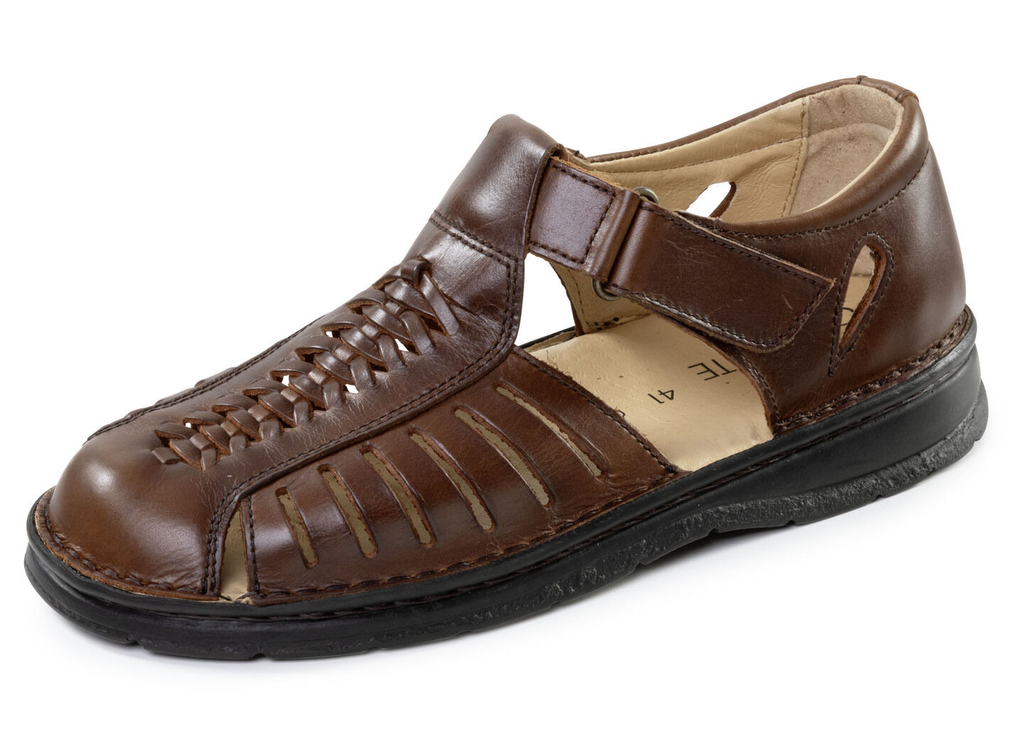 GINO GALANTE, leichte Herren-Sandalen, aus Leder