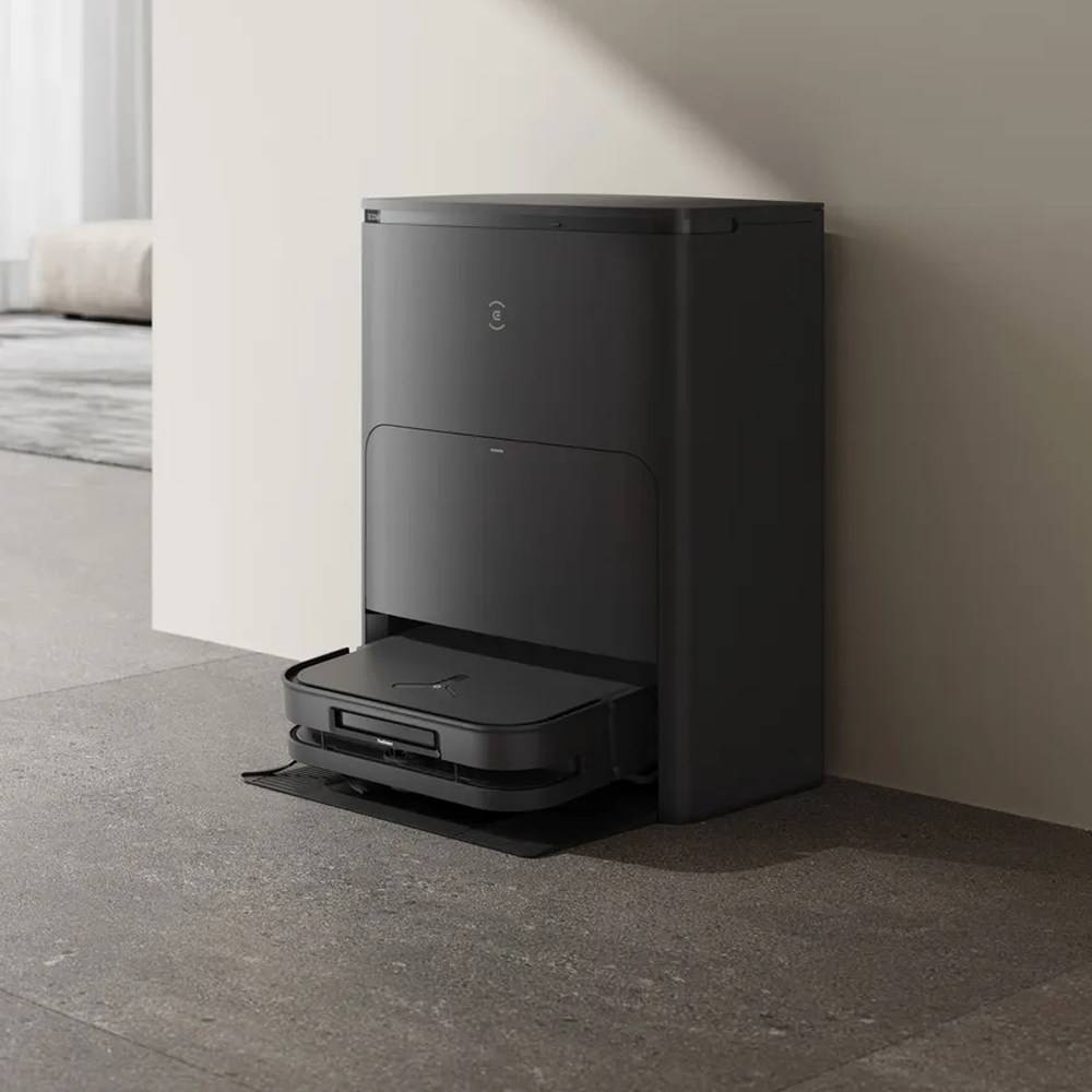 Deebot X5 OMNI Staubsaug-Roboter Staubsauger Nass / Trocken Bodenreinigung mit All-in-One Station / App Steuerung (DDX19) - Schwarz