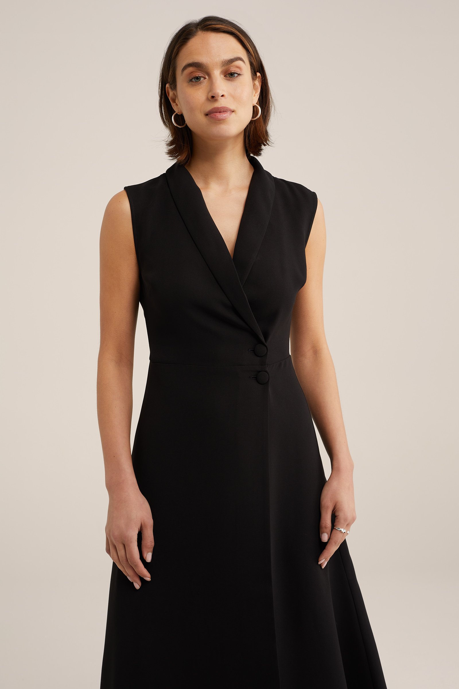 jurk WE Fashion Zwart