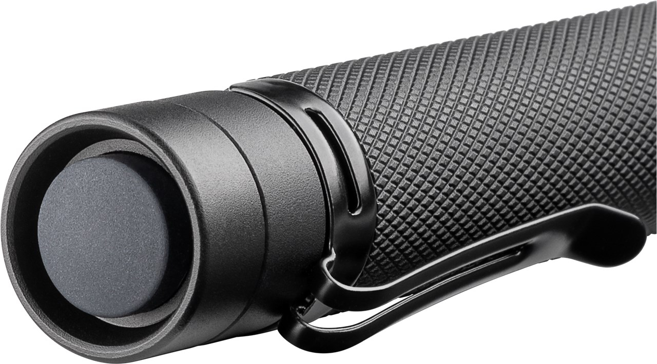 Zoom 120LM Aluminium LED Taschenlampe IPX4 (Batteriebetrieben) - Schwarz