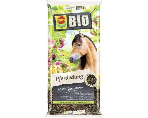 COMPO BIO Rozenmeststof (Paardenmest) 12 kg organische meststof ideaal voor rozen