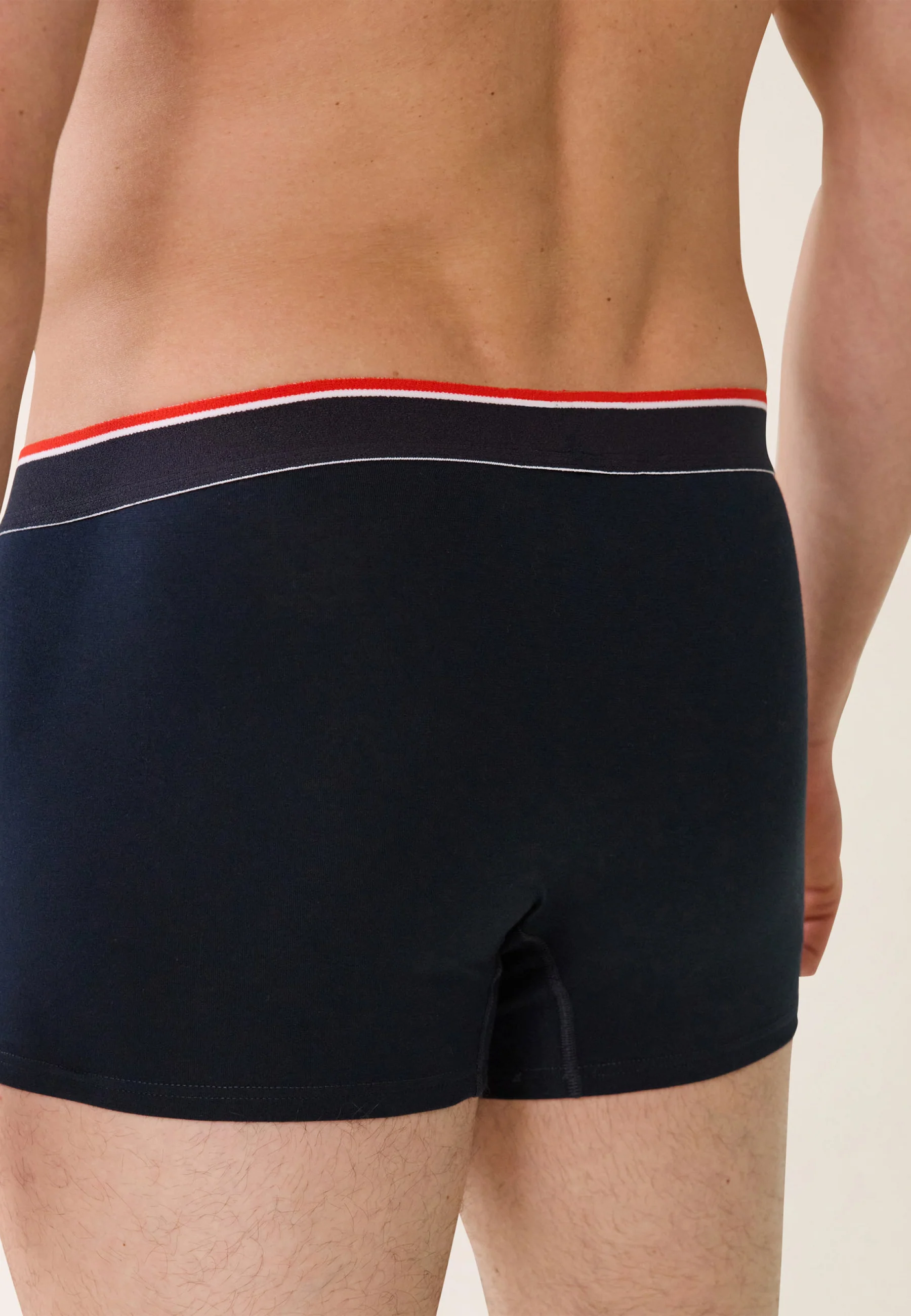 Trio de boxers en coton-Pack Trio Boxer Marius Marine