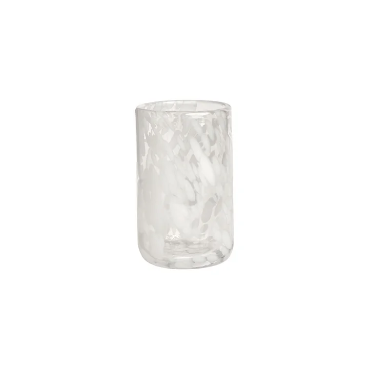 OYOY - Jali Trinkglas Ø 6,8 cm, weiss