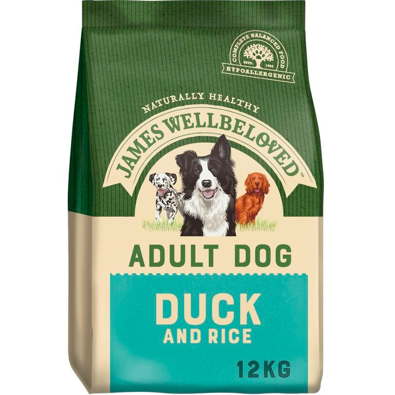 James Wellbeloved Adult Hypoallergenic canard, riz