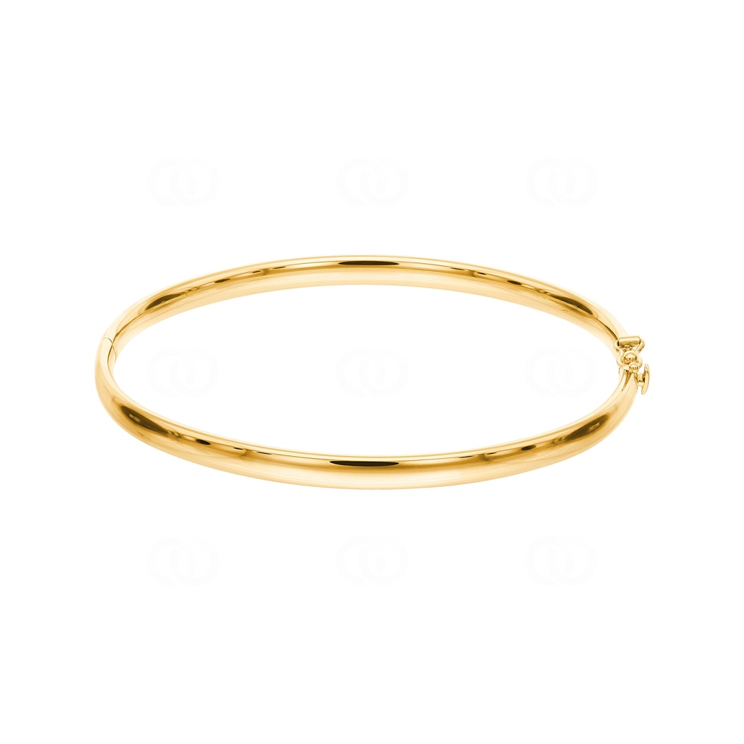 Armreif oval 750/18 K Gelbgold 3.5mm - 52x62mm
