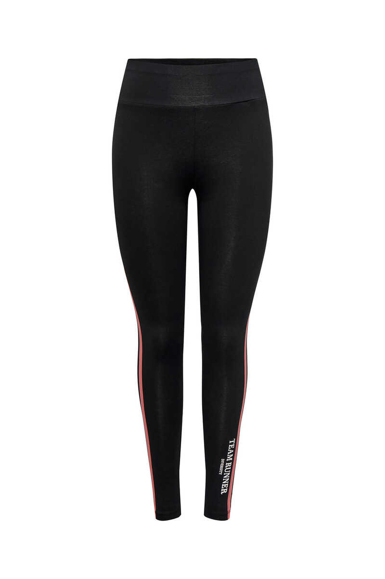 Calça legging comprida com detalhe lateral