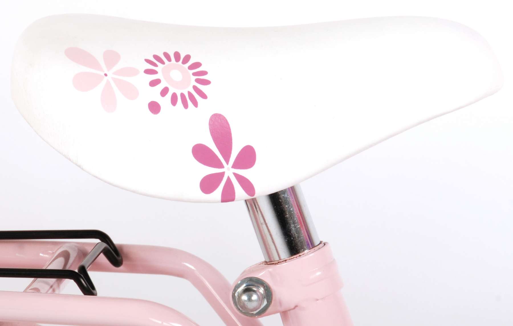 TPFSports Ashley Kinderfahrrad - Mädchen - 12 Zoll - Rücktritt + Handbremse - Weiß