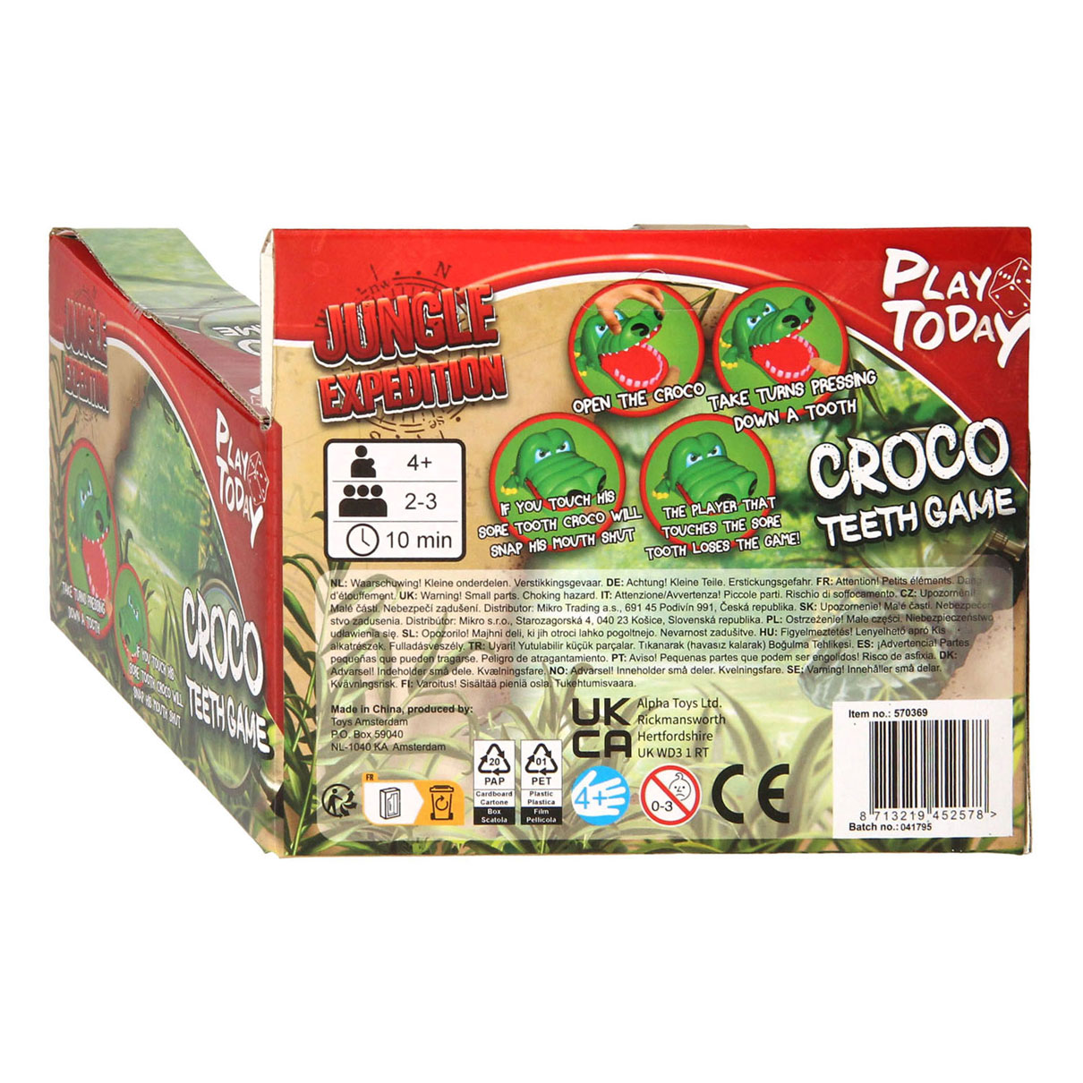 Jungle Expedition Bijtende Krokodil Spel