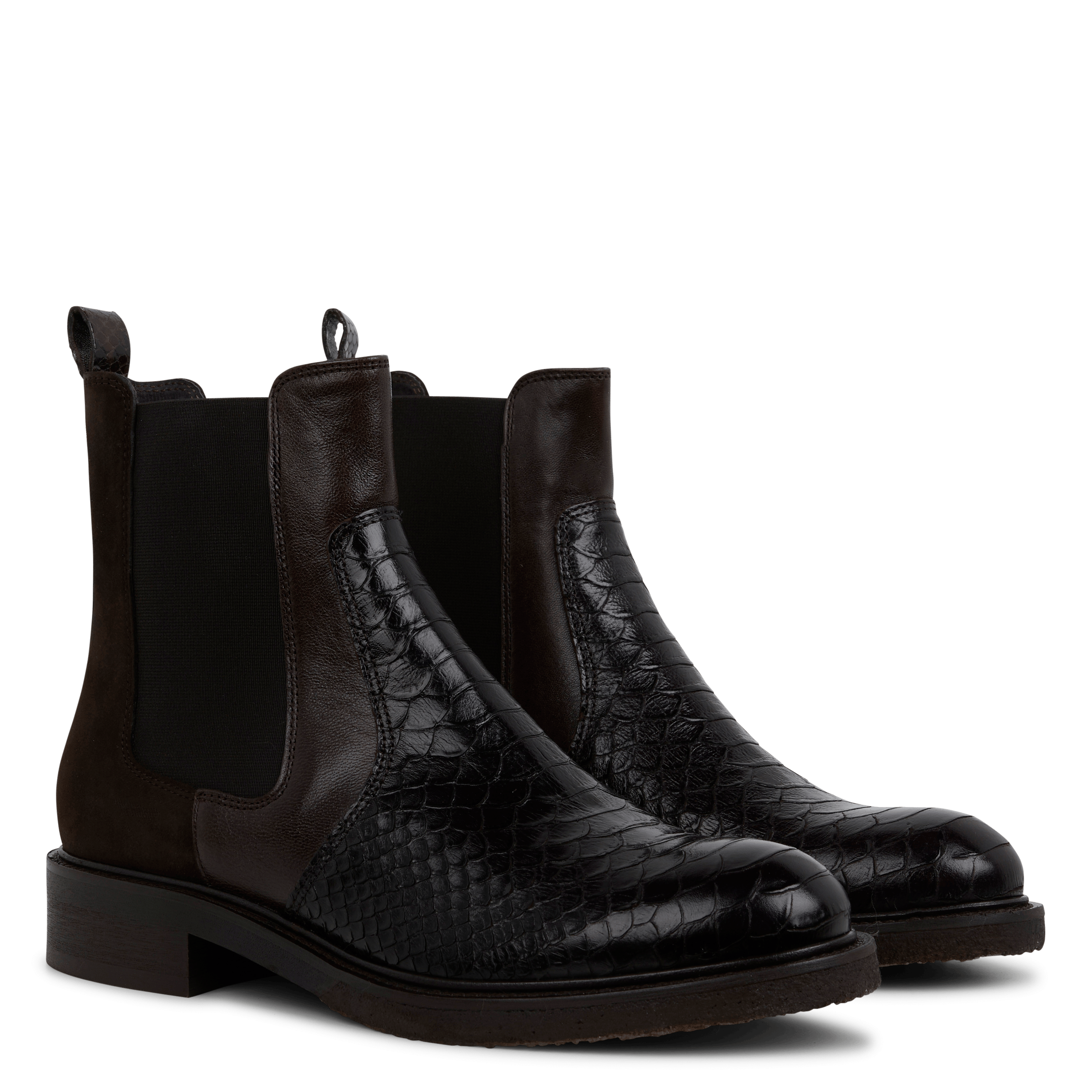Bottes en cuir | Violet