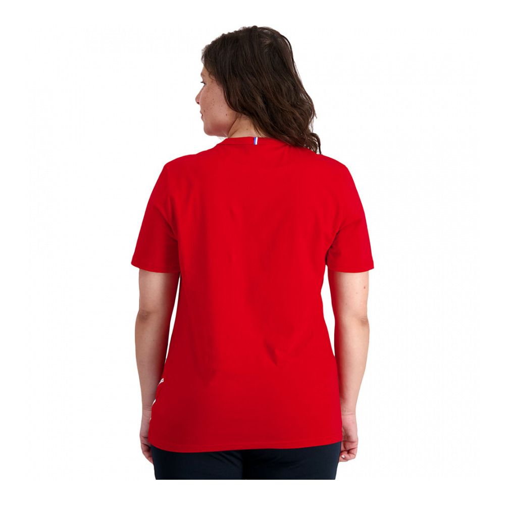 Le Coq Sportif TRI - Tee-shirt rouge electro