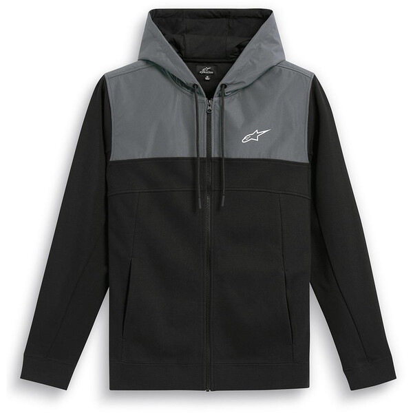 Alpinestars - Sweat zippé à capuche Reckoning Noir / Gris