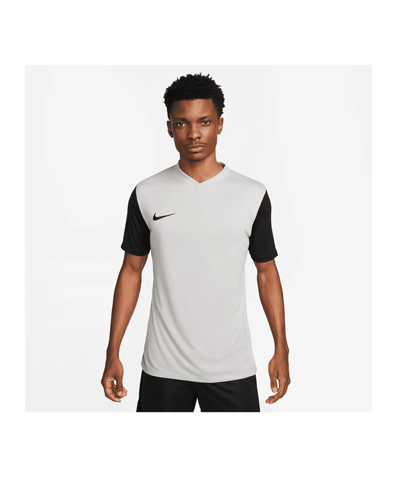 Nike Tiempo Premier II Trikot Grau Schwarz F052