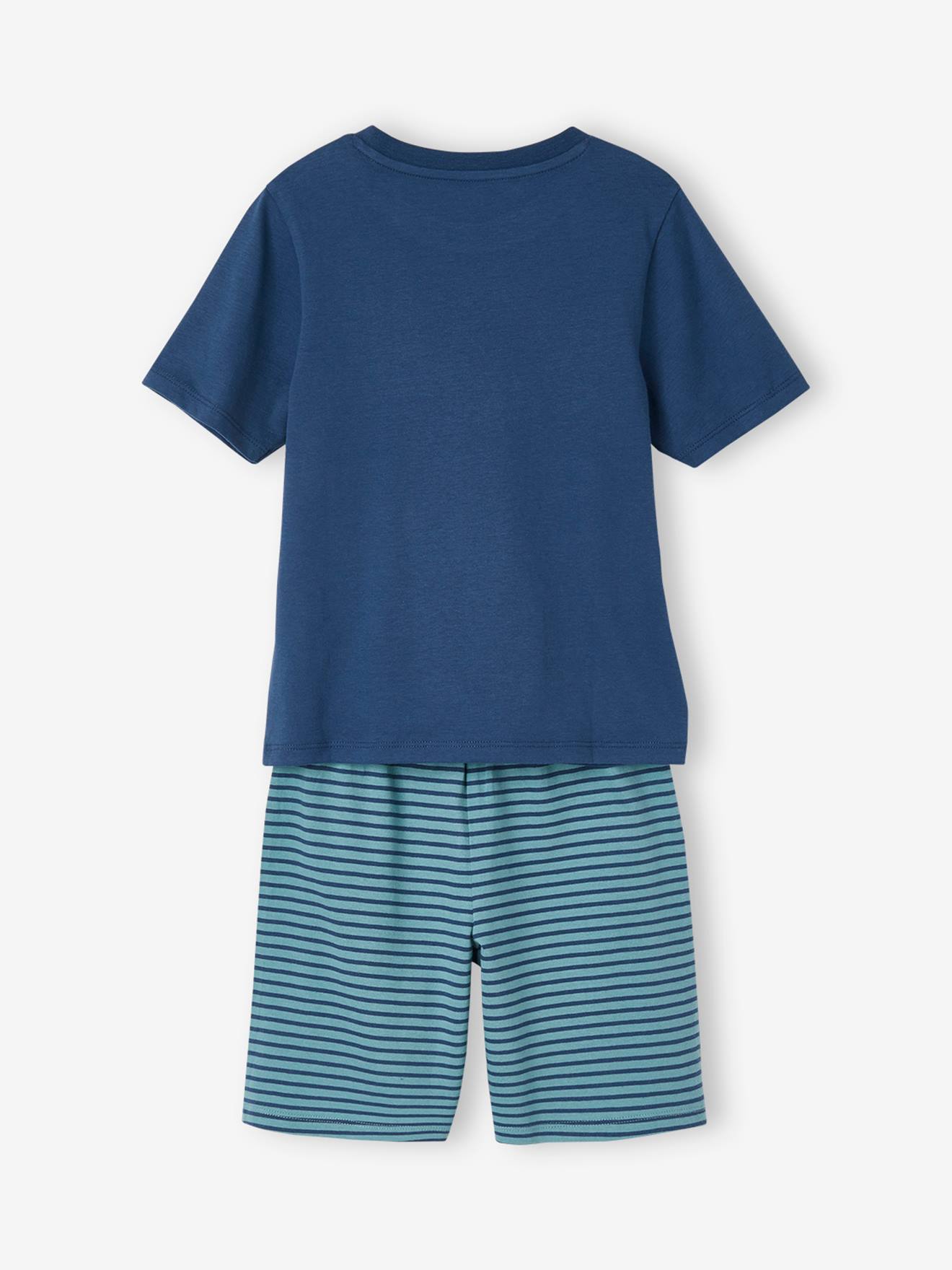 Conjunto de pijama infantil cinza mesclado + conjunto de shorts