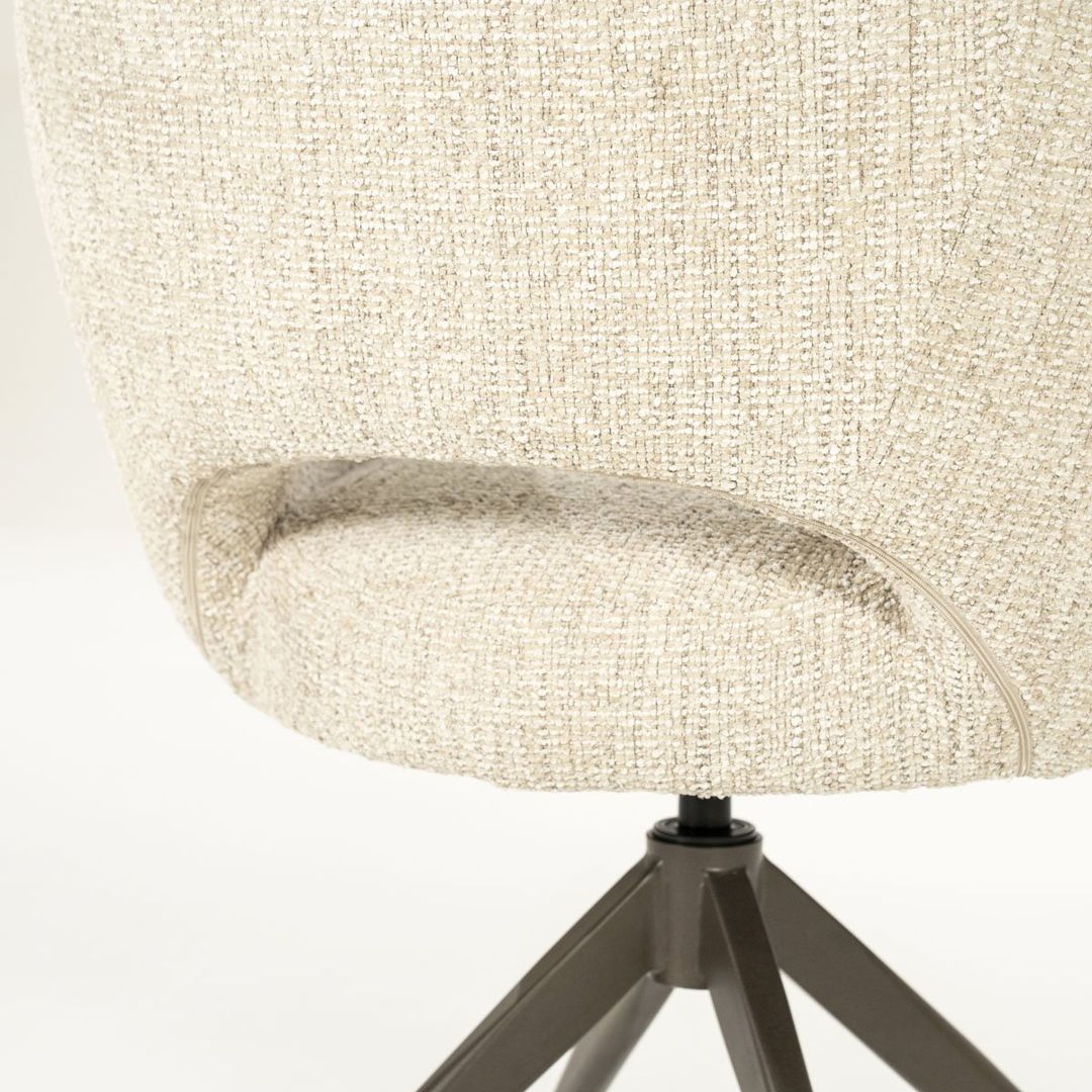 Eetkamerstoel Alissa Beige van Eleonora