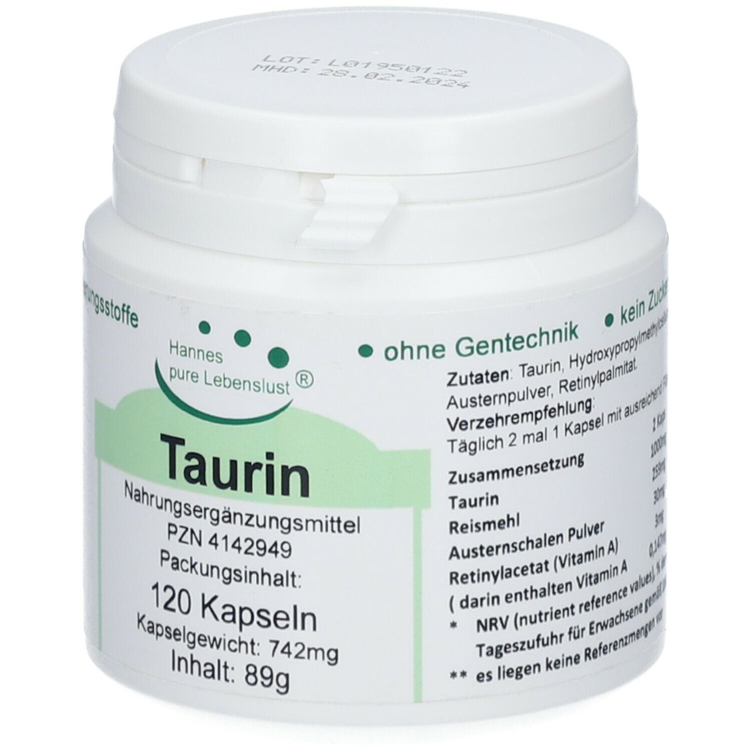 Hannes pure Lebenslust® TAURIN