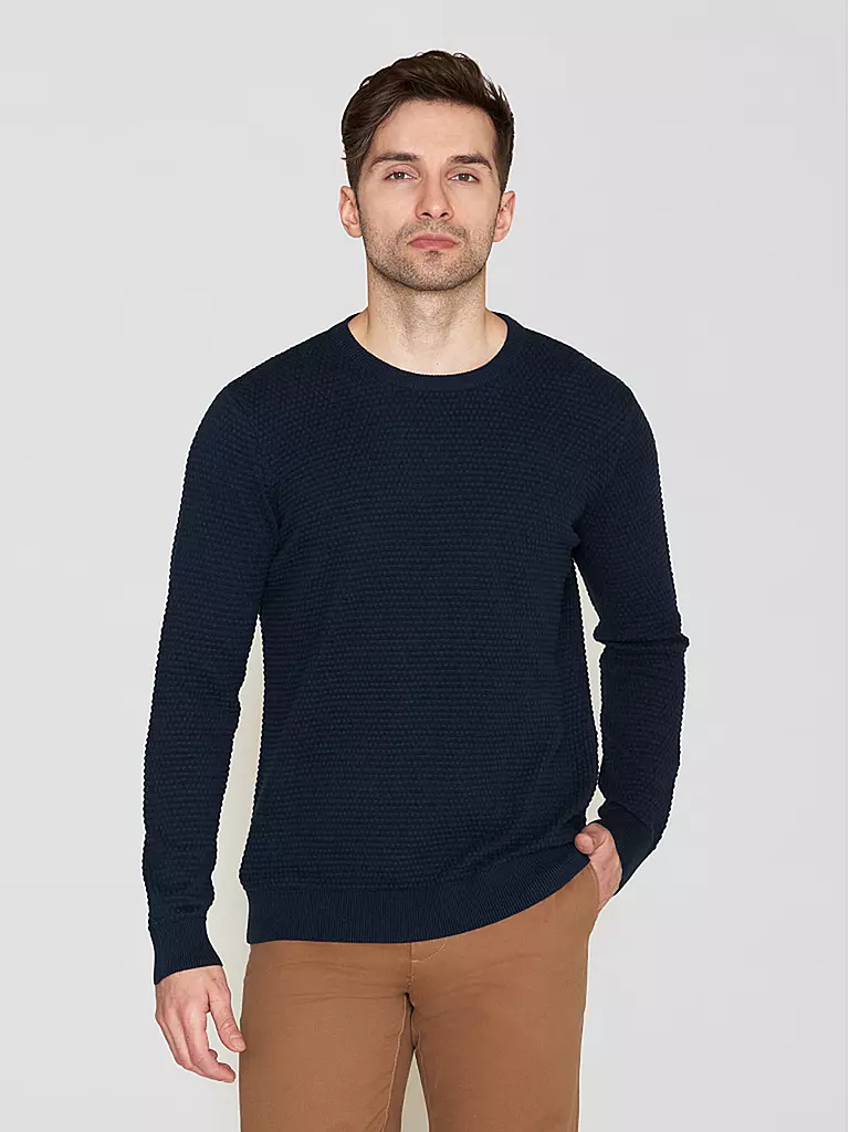 KNOWLEDGE COTTON APPAREL Sweater VAGN schwarz