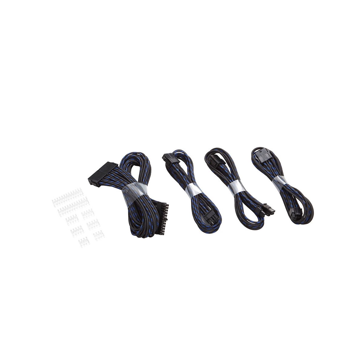 Phanteks Ext Cable Combo Pack_24P/8P/8V/8V, 500mm, S Black/Blue