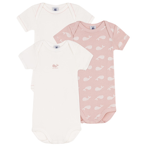 Petit Bateau - LOT X3 - Rose / Beige