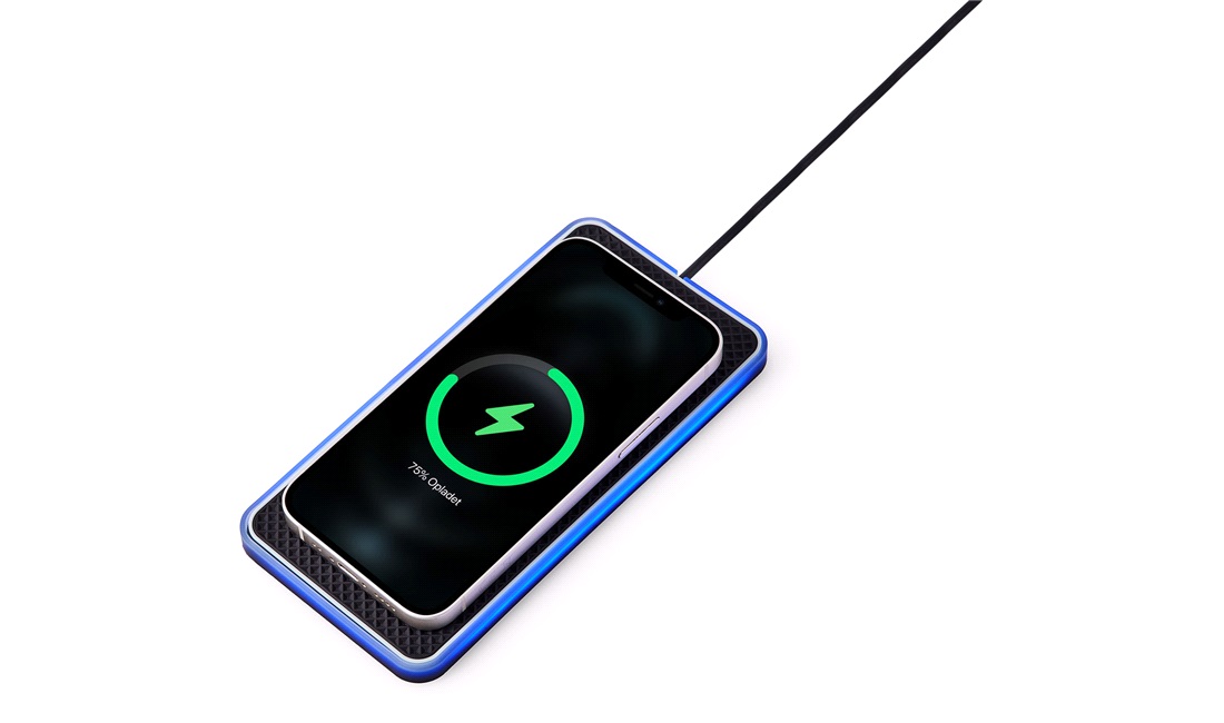 Wireless charging pad 15W til bil / hjem