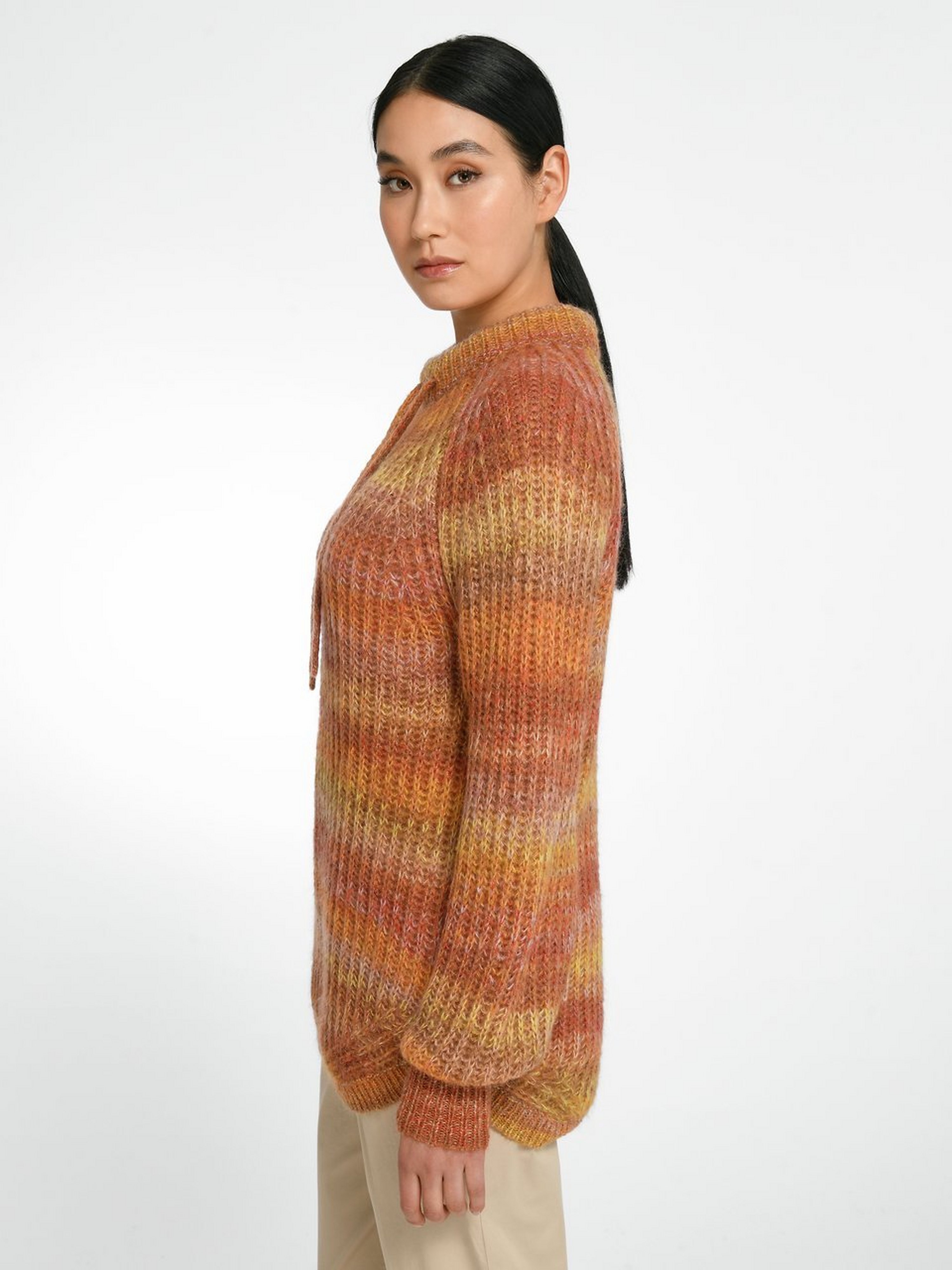Pullover mit Stehbund