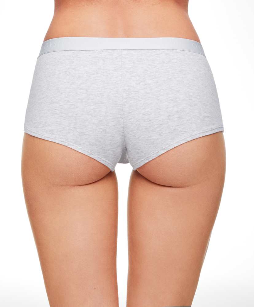 2 calcinhas tipo culote de algodão com logotipo