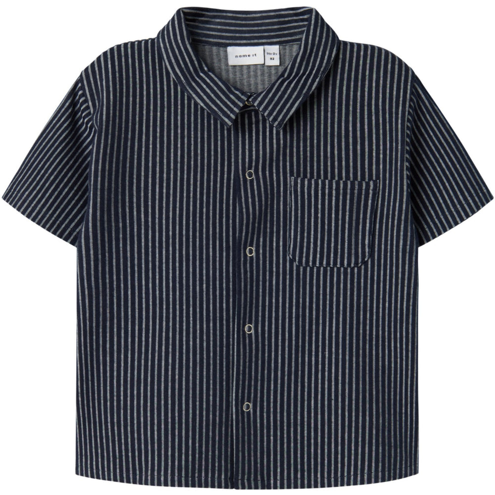 Køb Name It Navy Blazer Fel Regular Skjorte