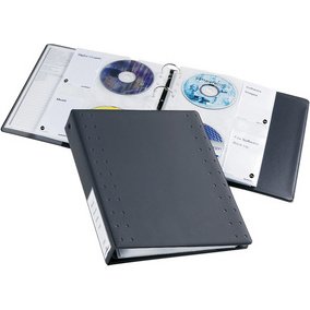 Classeur 4 anneaux plastifié Durable A4 - Dos 5,5 anthracite