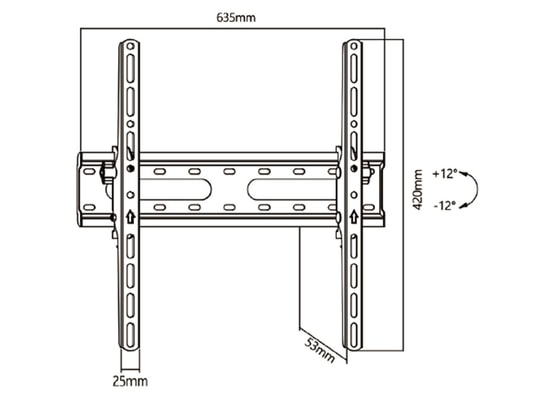 UBTECH - Support mural ELB-3280-TILT