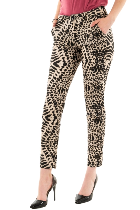 Pantalons Le Temps Des Cerises rodin 0440 black/beige