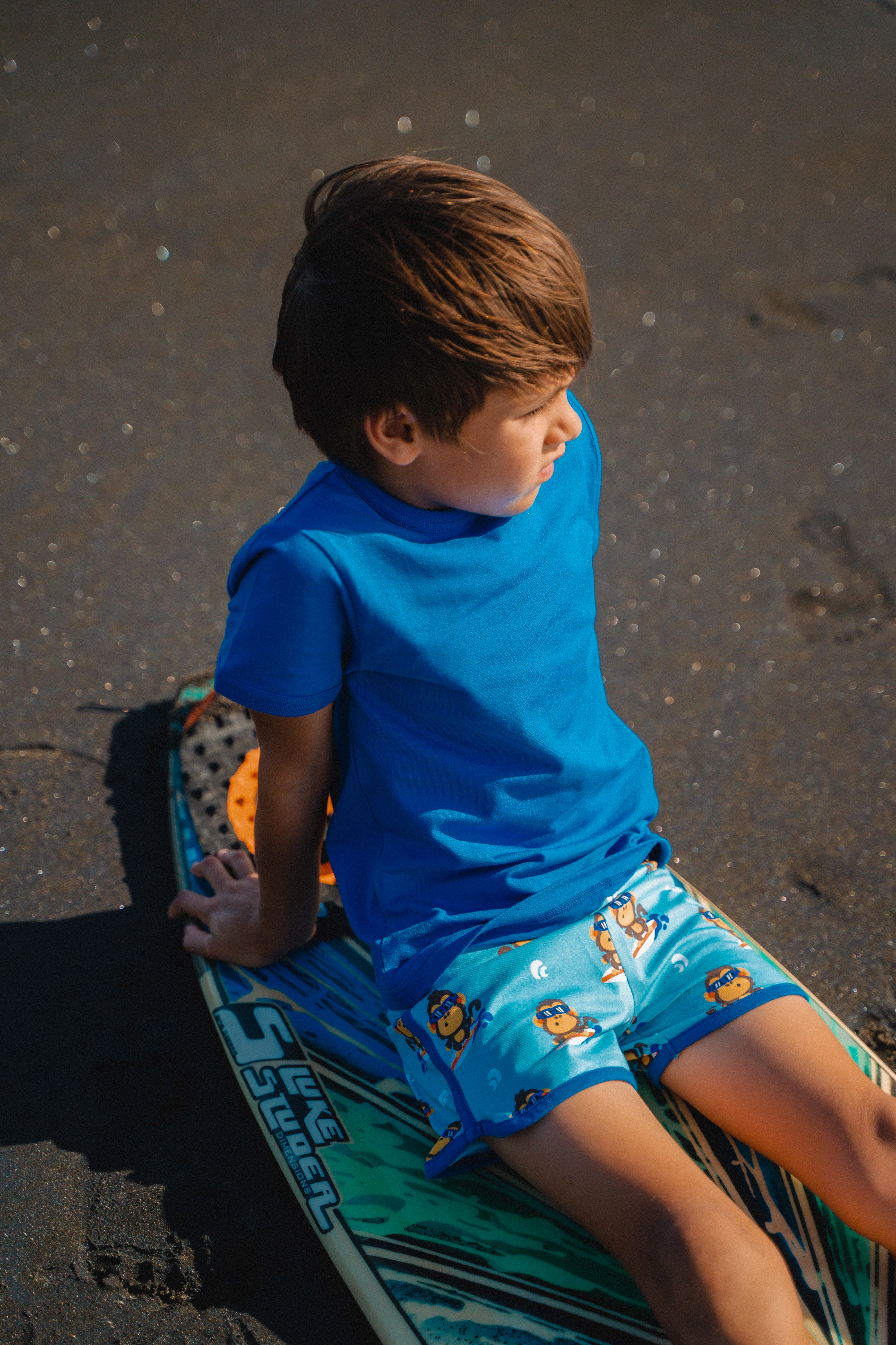 Shorts MONKEY in hellblau