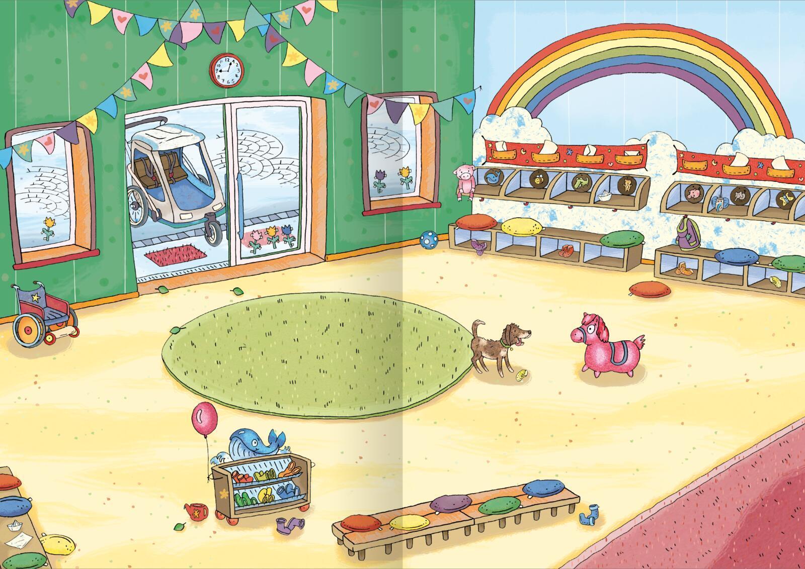 Mein Stickerheft - Kindergarten
