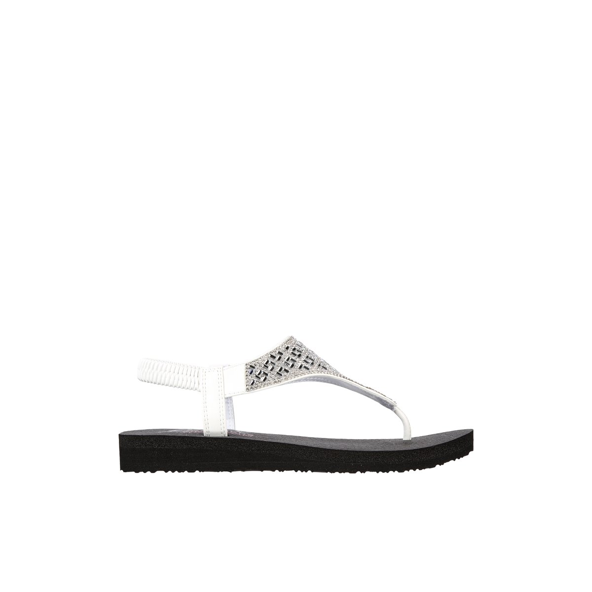 2X les points-Sweet_rock-Talon plat - Blanc