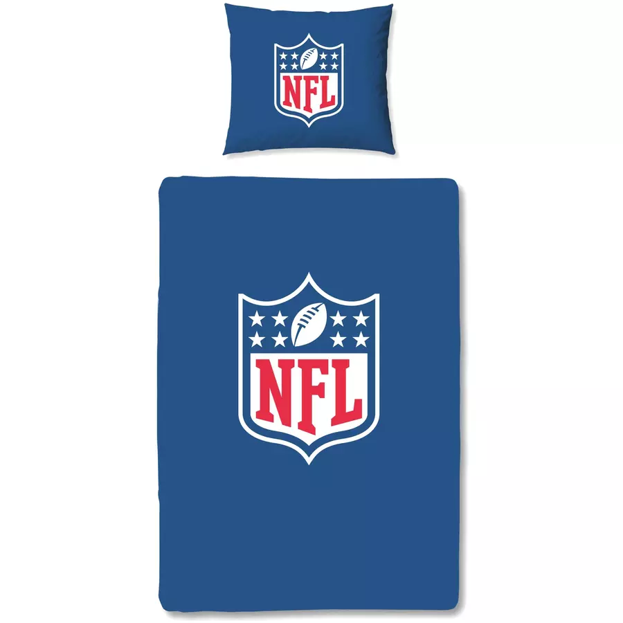 MTOnlinehandel Bettwäsche Teenager-Bettwäsche NFL American Football, Renforce, 80x80 + 135x200 Football