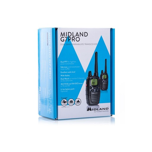 Rádio comunicador Midland G7 Pro Duo