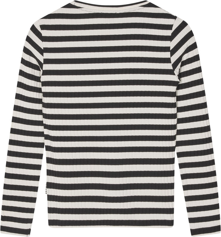 Mads Nørgaard - Copenhagen 5x5 Classic Stripe Talika Top Sort og hvid stribet