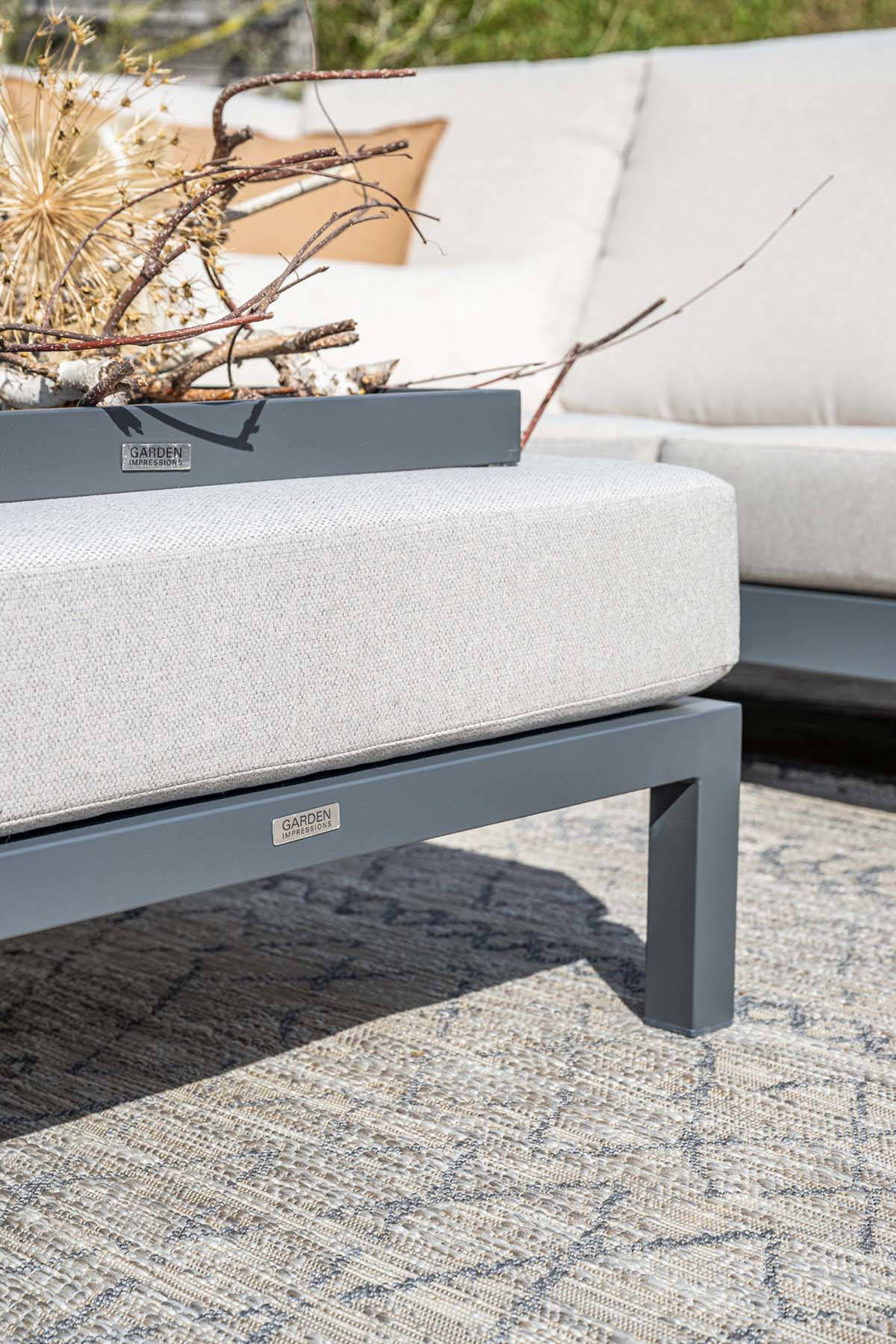 Garden Impressions Lincoln loungeset - 4-delig - desert sand