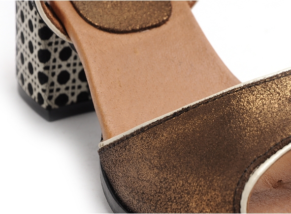 Nemonic nu pieds talons femme 2119 bronze