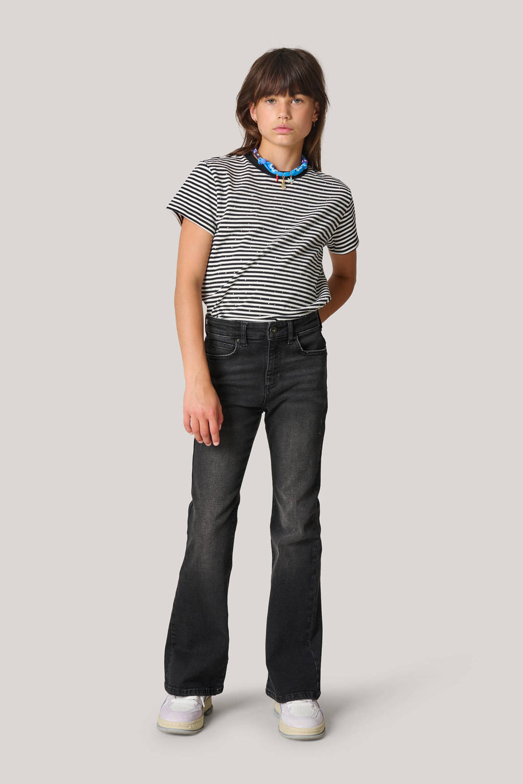 Shoeby flared jeans zwart