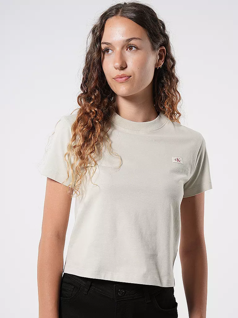 CALVIN KLEIN JEANS T-Shirt beige