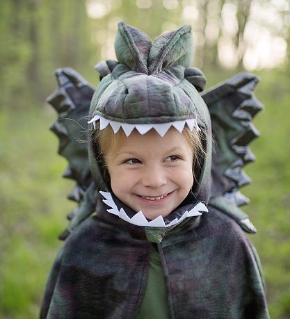 Great Pretenders Udklædning - Kappe - Dilophosaurus m. Kl?r