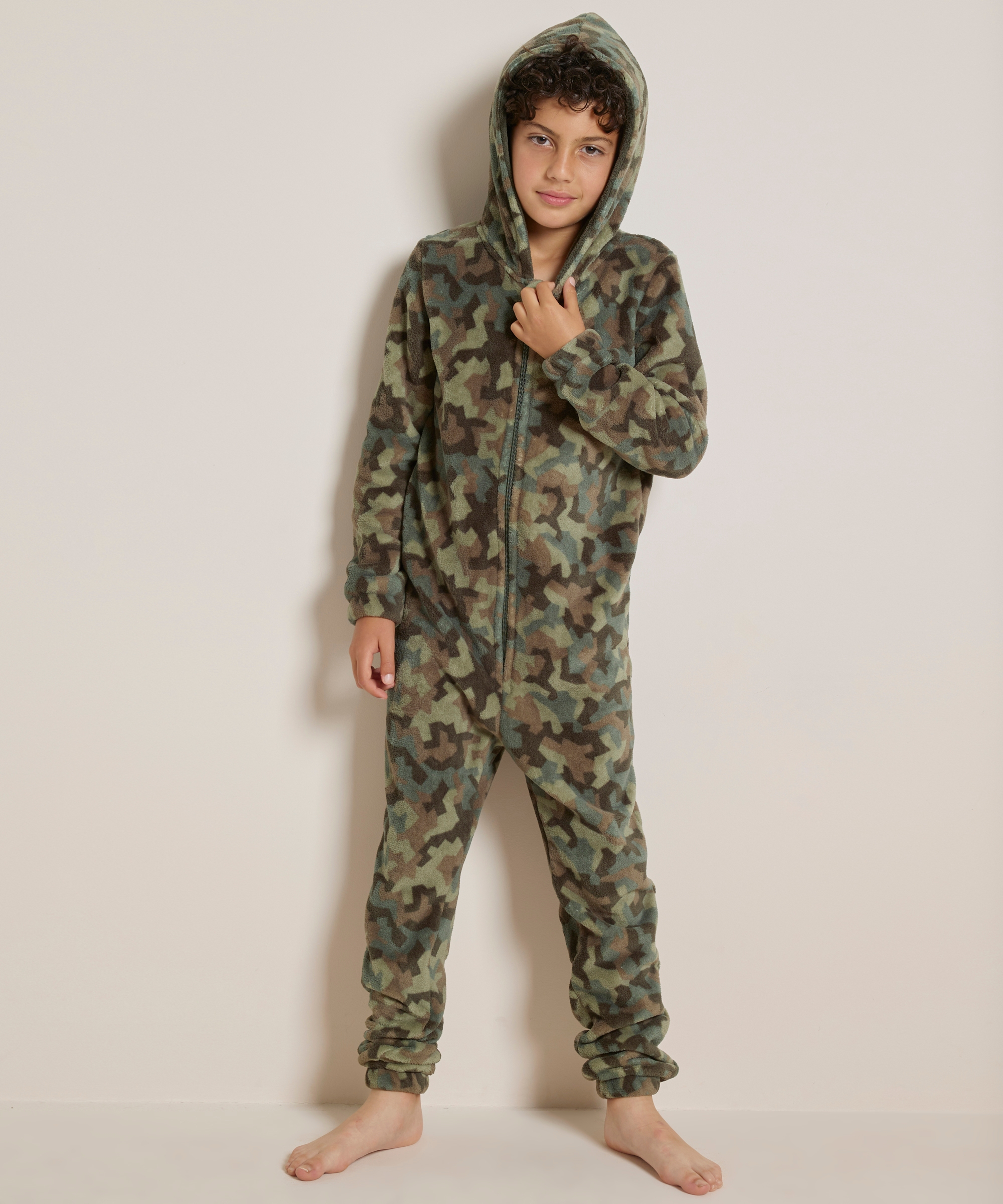 onesie met capuchon