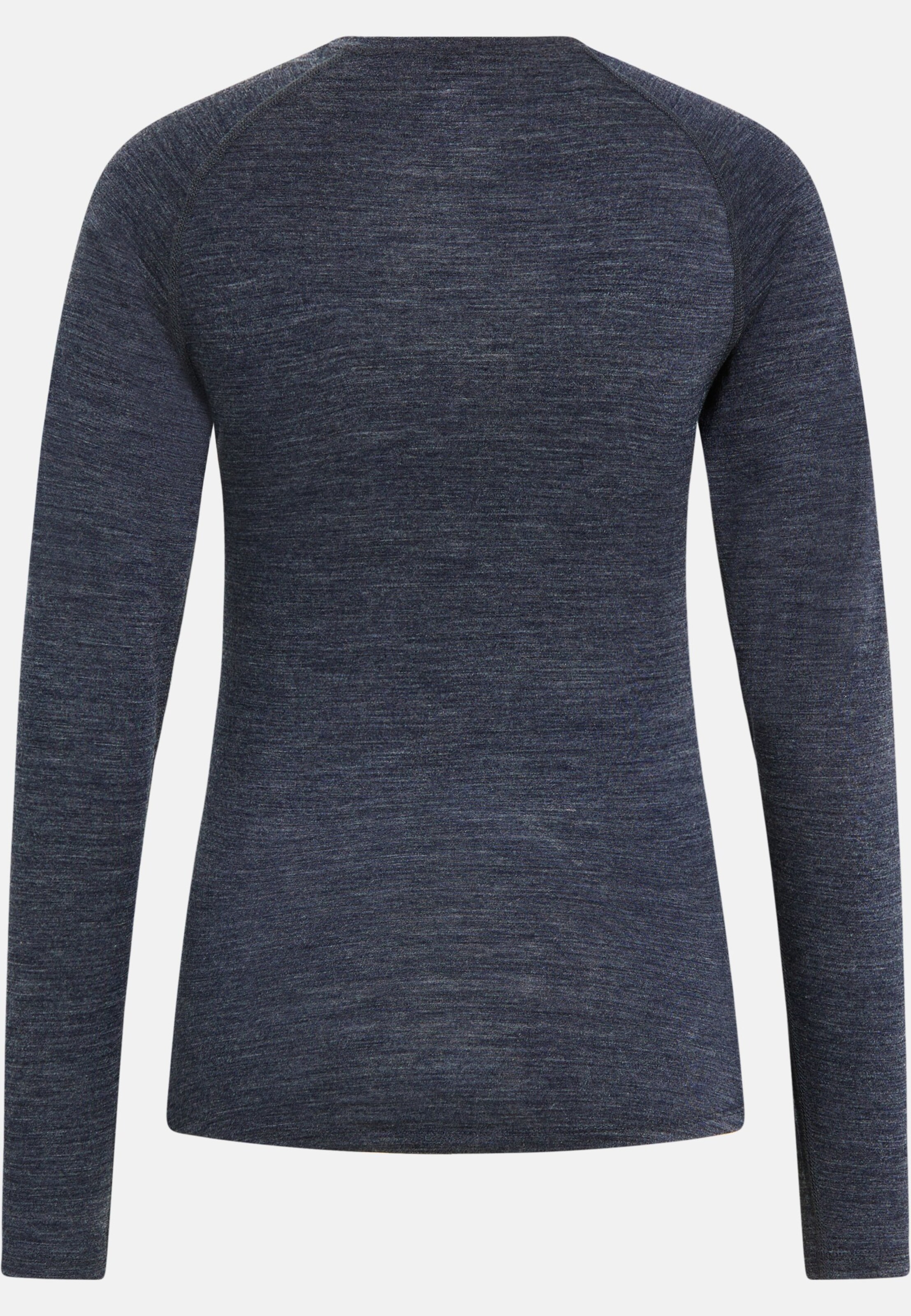 Natural Performance Wool 150 Base Layer Langarmshirt in folkstone gray - india ink melange