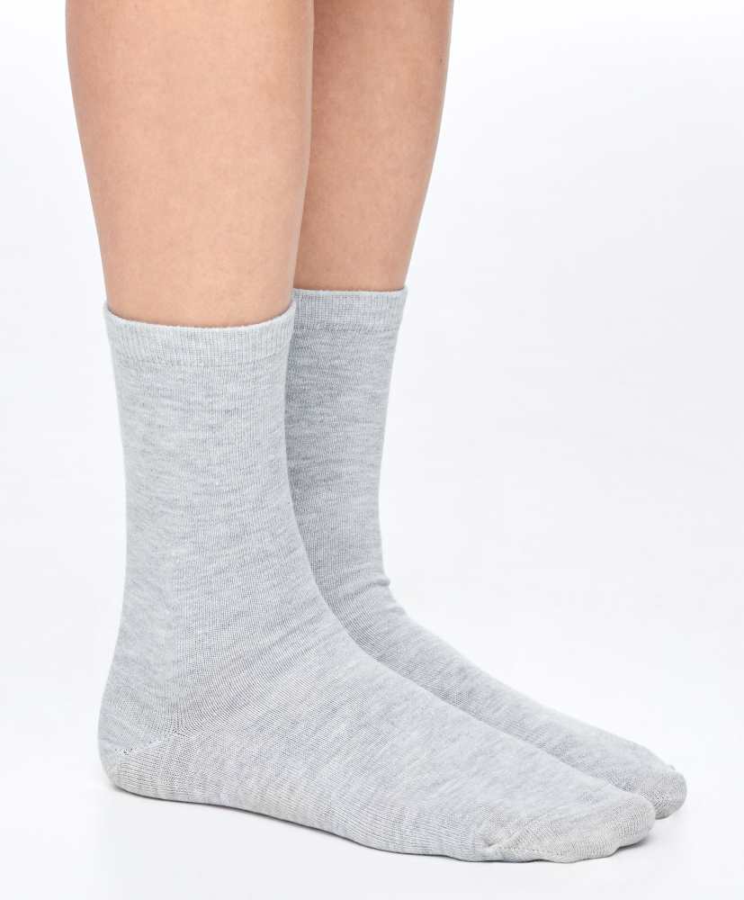 5 pares de meias clássicas de algodão