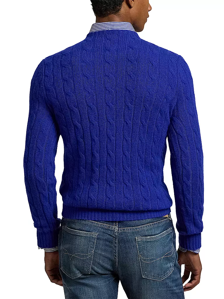 POLO RALPH LAUREN Kaschmirpullover blau