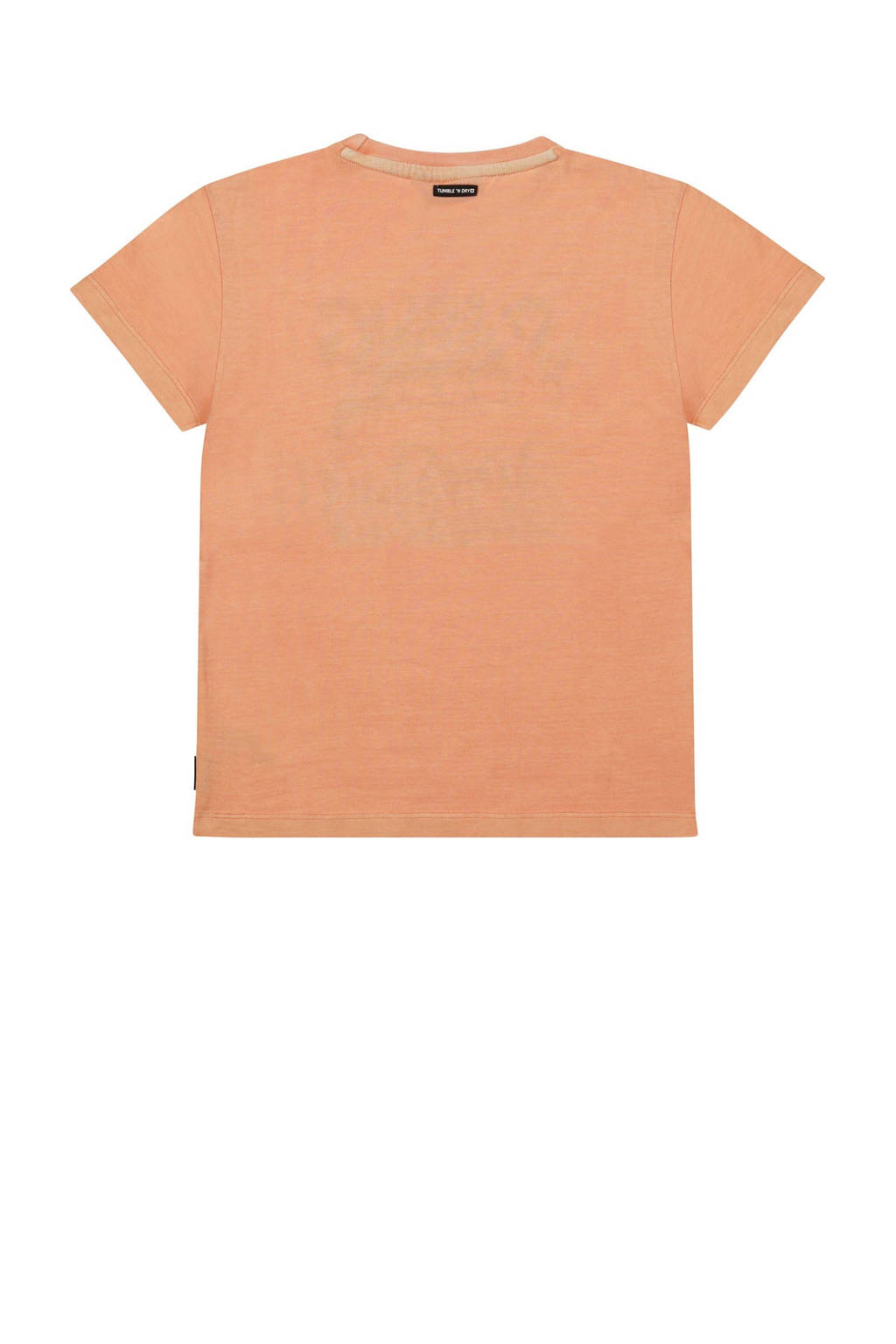 Tumble 'n Dry T-shirt Barrel van katoen zacht oranje