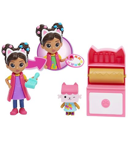 Gabby's Dollhouse S?t - 6 Dele - Art Studio