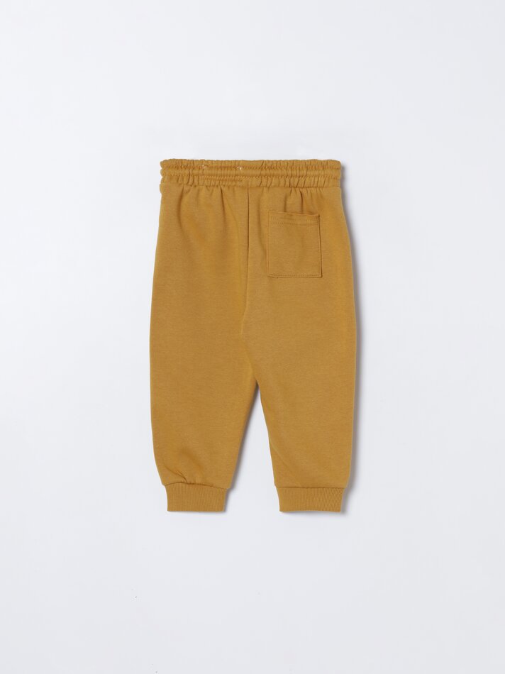 Conjunto de 2 calças de moletom lisas - Amarelo Escuro