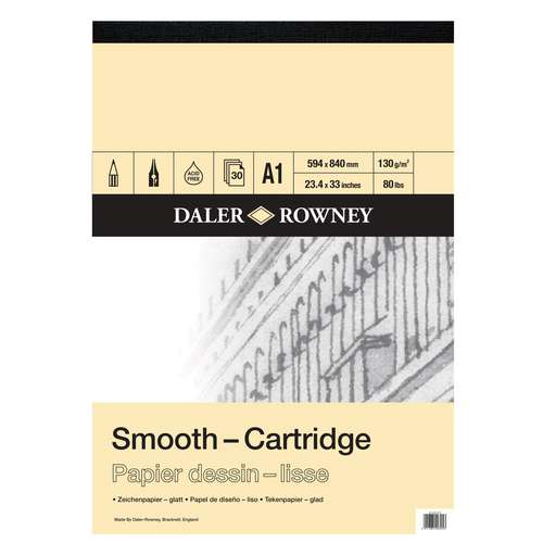 DALER-ROWNEY Zeichenblock Smooth-Cartridge