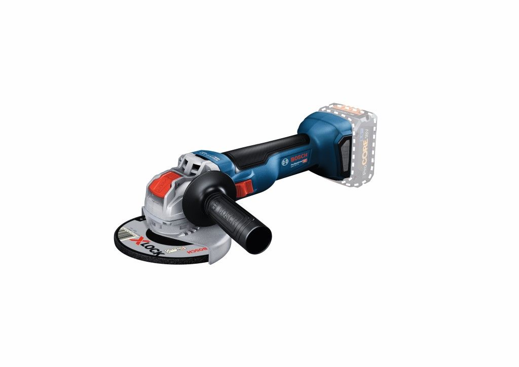 Bosch GWX 18V-10 Li-ion accu haakse slijper body in L-Boxx - 125mm - 06017B0101